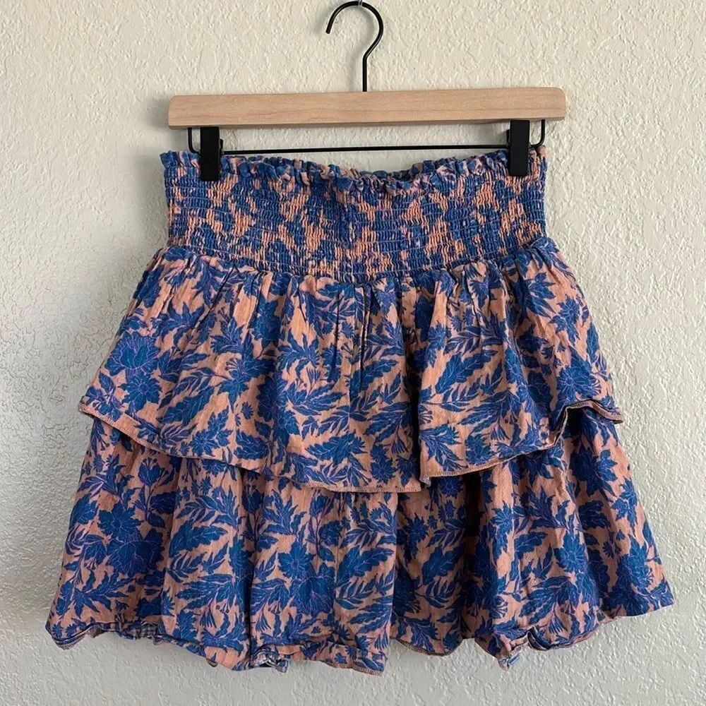 Universal Thread Floral Ruffle Tiered Mini Skirt Large - Picture 6 of 6